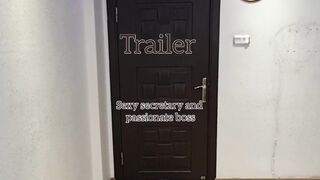 Hawt secretary and vehement boss. Trailer fhd1080p