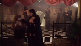 Girlfriends three-some screw with anal and cum on melons