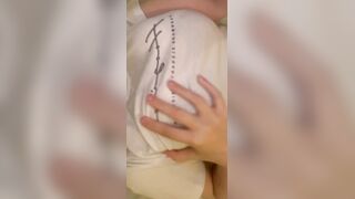 A gorgeous beauty with large titties is expecting for u in the crib.