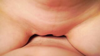 POV Close up ASMR juicy cunt sliding weenie to cumming