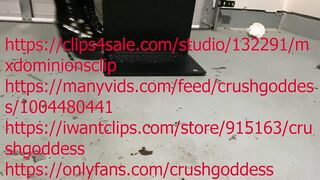 laptop crush in hot boots