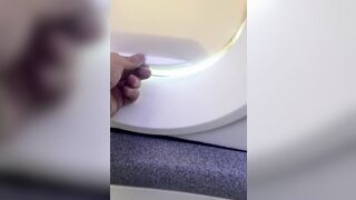 Edging Dong in Airplane Washroom - Dane Coxx