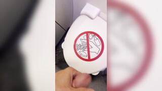 Edging Dong in Airplane Washroom - Dane Coxx