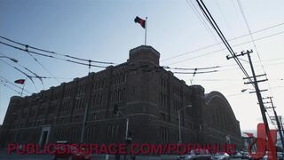 A Public Shaming For A Natural Large Tit Floozy