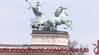 A Public Shaming For A Natural Large Tit Floozy