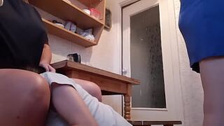 We screw in the kitchen behind our maid's back