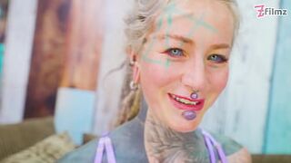 Lesbo Fuckfest – Anal & Squirt – Tattooed Angels Screwing Every Other’s Holes and Licking Snatch – ATM, Gapes, Squirting