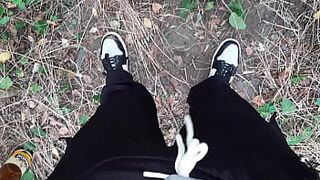 I stroke in a public park