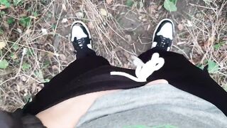 I stroke in a public park