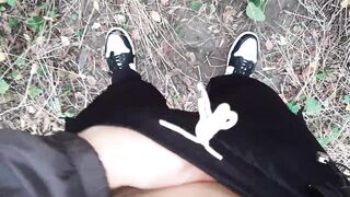 I stroke in a public park