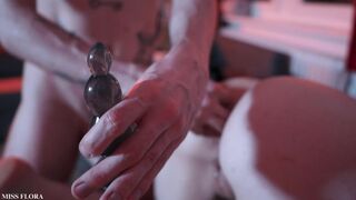 Subgirl Spitroast Double Penetration Oral Multiple Orgasms