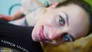 POV Amateur Dick Biting Oral-job - Using my Teeth to Give a Blow Job on Nikolaz' Large Wang