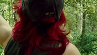 Lesbo Domination in the Forest: Lezdom, Slavery and Cunt Eating with Mushroom Sofi