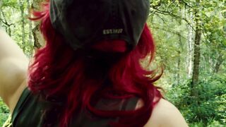 Lesbo Domination in the Forest: Lezdom, Slavery and Cunt Eating with Mushroom Sofi