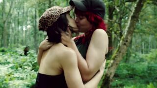 Lesbo Domination in the Forest: Lezdom, Slavery and Cunt Eating with Mushroom Sofi