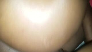 My hot neighbor can't get sufficiently of my large ebony ramrod