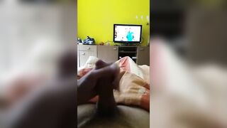 Little play with my large penis
