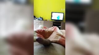 Little play with my large wang two