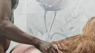 Met a ebony chap on the street and gave him cum in my throat