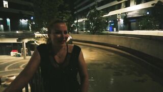 Met a ebony chap on the street and gave him cum in my throat