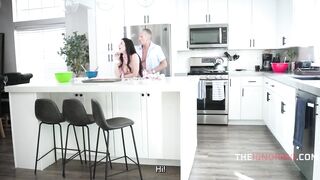 Baking Sensation Teen Alex Coal Drilled During the time that This babe Keeps A Str8 Face And Bakes