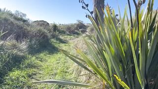 Public NZ beachwalk JOI with edging and ruined climax