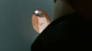 One ally convinces the other to visit a sex store with magnificence holes