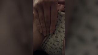 Fingering my constricted pink vagina homemade