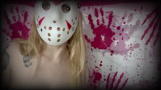 Showing off hot Halloween cosplay