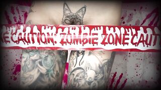 Showing off hot Halloween cosplay