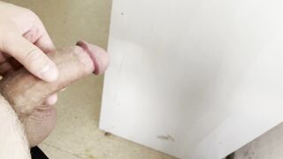 Quick stroke in the locker room at work