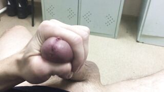 Spunk fountain in the locker room