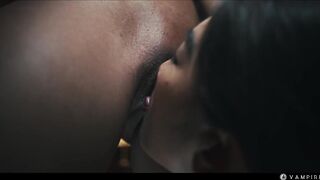 Black & Oriental Interracial Horror Sex - Vampire Cuties In Mind Controlling Mesmerizing Lesbo Action