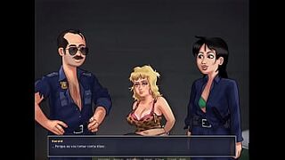 2D Porn Game, Summertime Saga Movie scene 122 - Mia's Mommy and the Huge Wench
