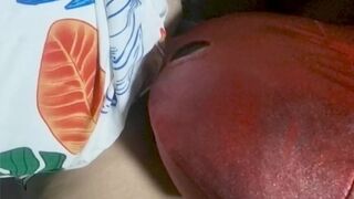 cuckold spouse eating wife´s large and rock hard twat