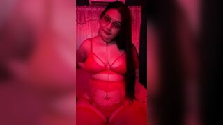 Solitary female masturbation. Evangelinalov
