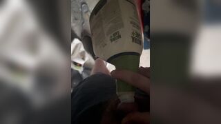 Had to void urine in an old bottle whilst clearing out my old storage unit