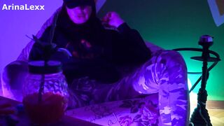 lustful cougar entice boyz in hookah place night club