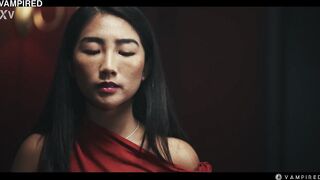Ebony Vampire Lesbo - Lia Lin Preys on eighteen Year Old Oriental Beauty Bunny Brownie