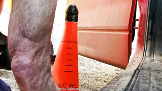 Intimate Movie, Taking XL Cone Toy Mod Outdoors at Work Alone