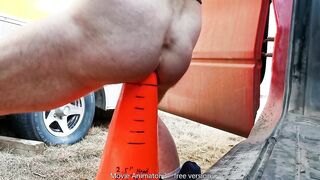 Intimate Movie, Taking XL Cone Toy Mod Outdoors at Work Alone