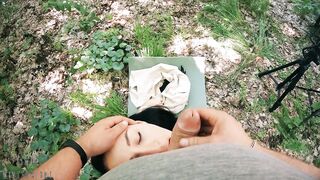 Backstage with Ebony Lynn - POV Free Use Outdoor Biggest Facial (Freeuse Movie scene)