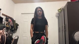 THAT BABE COMES TO COLLECT MY RENT AND LEAVES FULL OF MILK