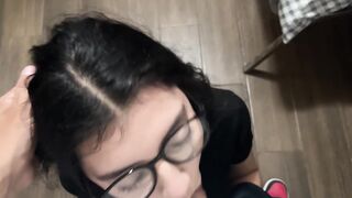 THAT BABE COMES TO COLLECT MY RENT AND LEAVES FULL OF MILK