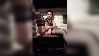 Homo whipped his massive bulky butt until it was red!