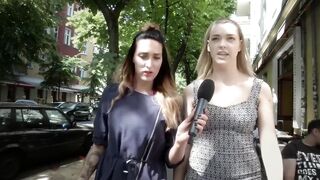 HITZEFREI Hot golden-haired finds random stud on street