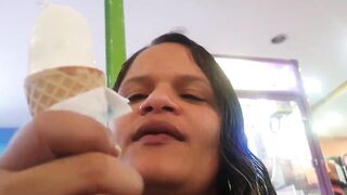 Looking for chaps at the mall, I discovered a gifted hunk and banged him in the bath.