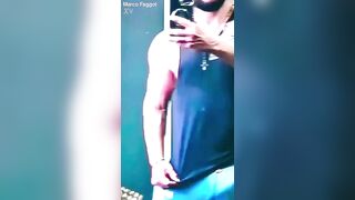 Very hot str8 stud audition for gym scenes with no sex prior to his 1st homo scene.