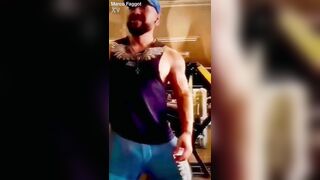 Very hot str8 stud audition for gym scenes with no sex prior to his 1st homo scene.