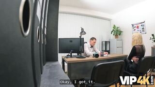 VIP4K. Large load of cum on this teen throat